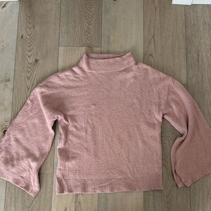 Pink Turtleneck Sweater